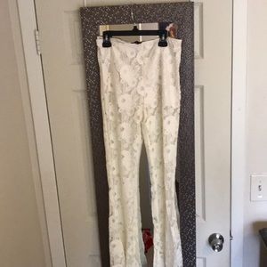 Flare lace pants - Forever 21